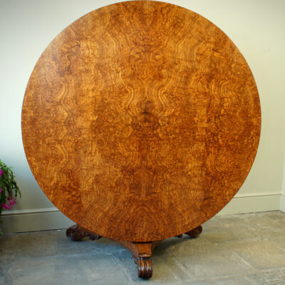 A Fine And Large Regency Period Pollard Oak Centre Table