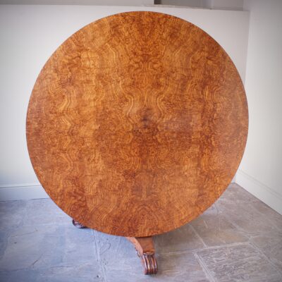 A Fine And Large Regency Period Pollard Oak Centre Table