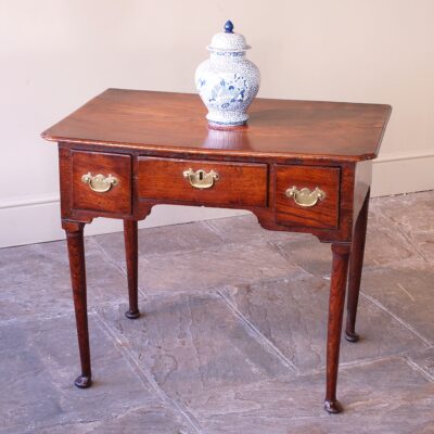 18th Century Elm Lowboy / Side Table