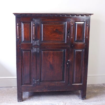 A Small 17th Century Oak Hutch.