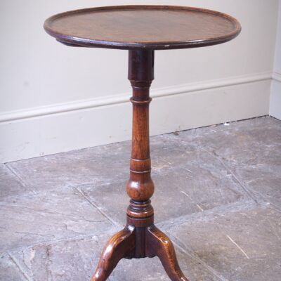 Small 18th Century Oak Tripod/ Wine / Lamp Table.