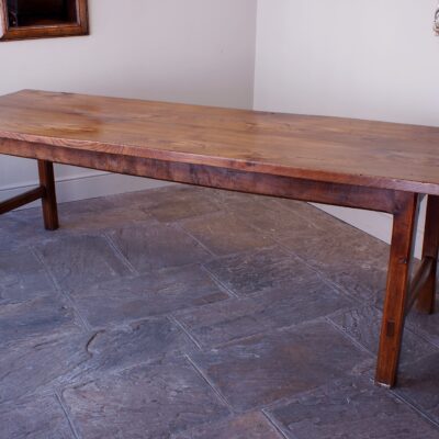 19th Century Elm Farmhouse Table