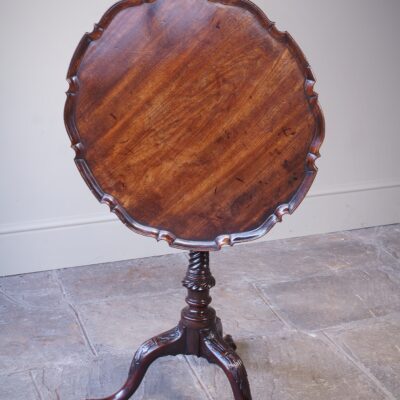 18th Century George III Mahogany Tripod Table, C1770