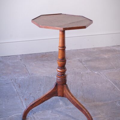 Georgian Oak and Elm Wine/lamp Table