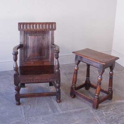 An Early 17th-century Oak Child's Chair